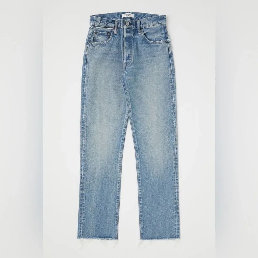 Moussy Vintage - MV Siena Straight in Blue Size 28